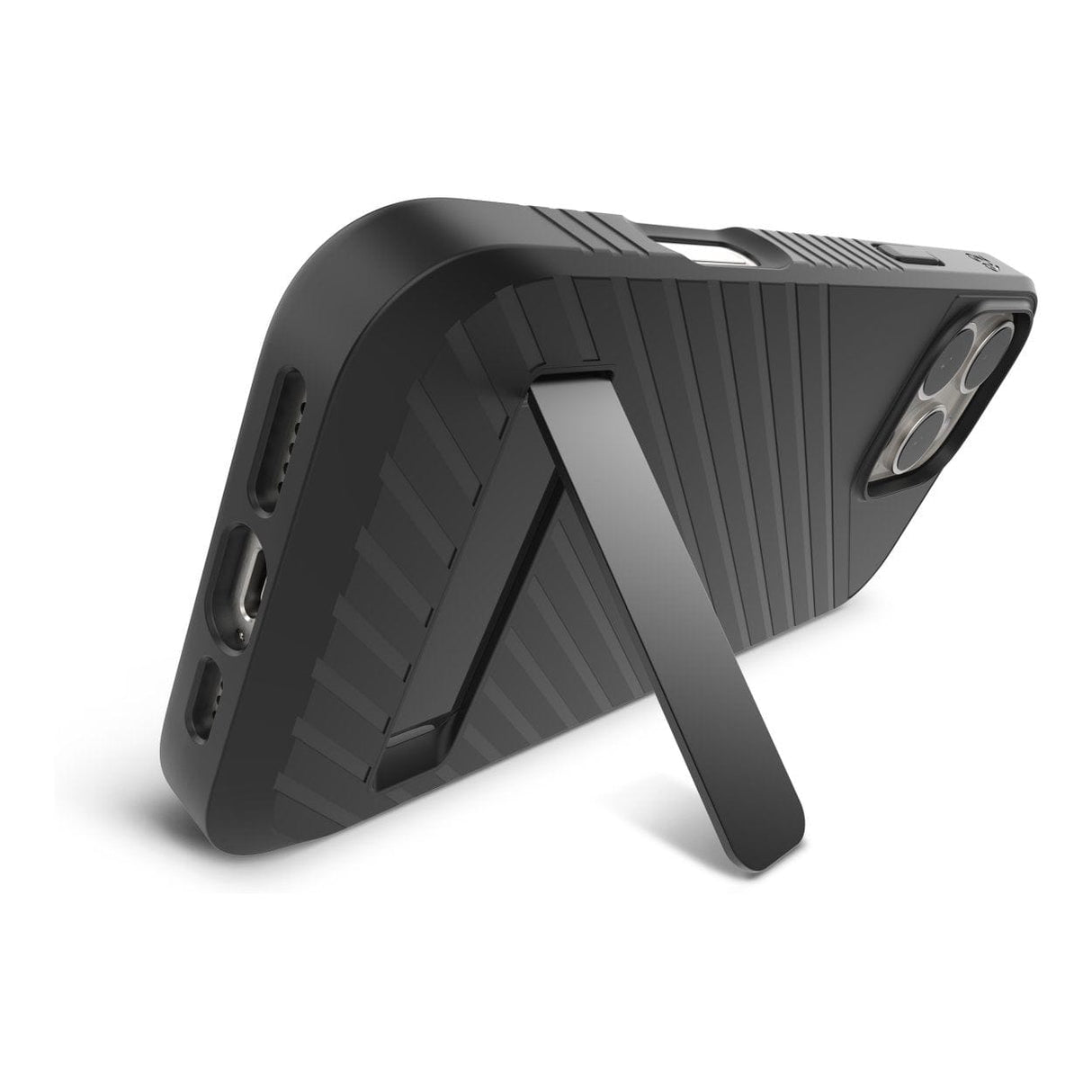 ZAGG Denali Snap MagSafe Wireless Charging Case with Kickstand for iPhone 16 Pro Max Black 702315253