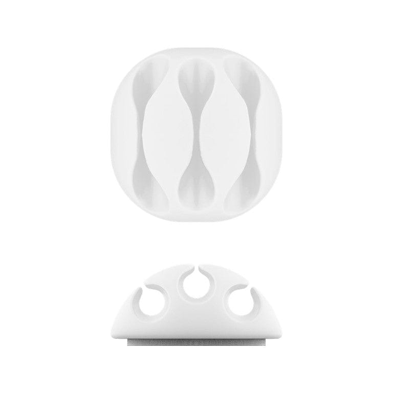 Goobay Cable Management 3-slots 4-piece Set White 70373