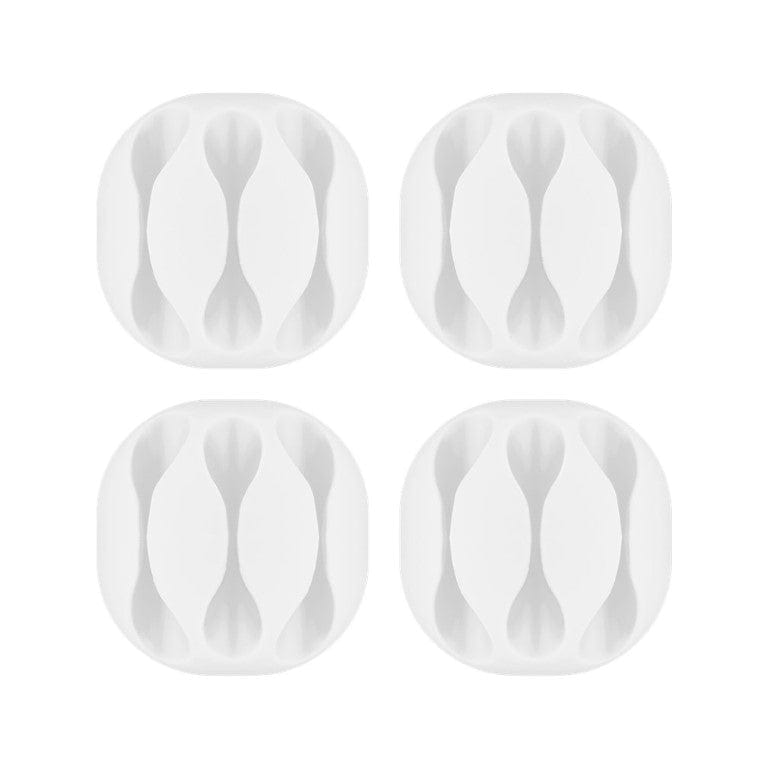 Goobay Cable Management 3-slots 4-piece Set White 70373