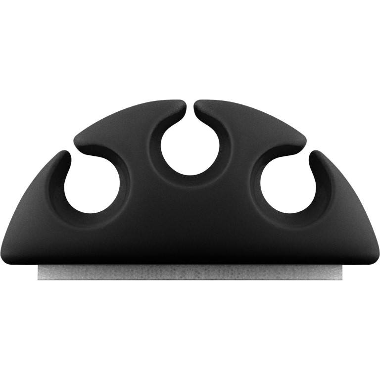 Goobay Cable Management 3-slots 4-piece Set Black 70398