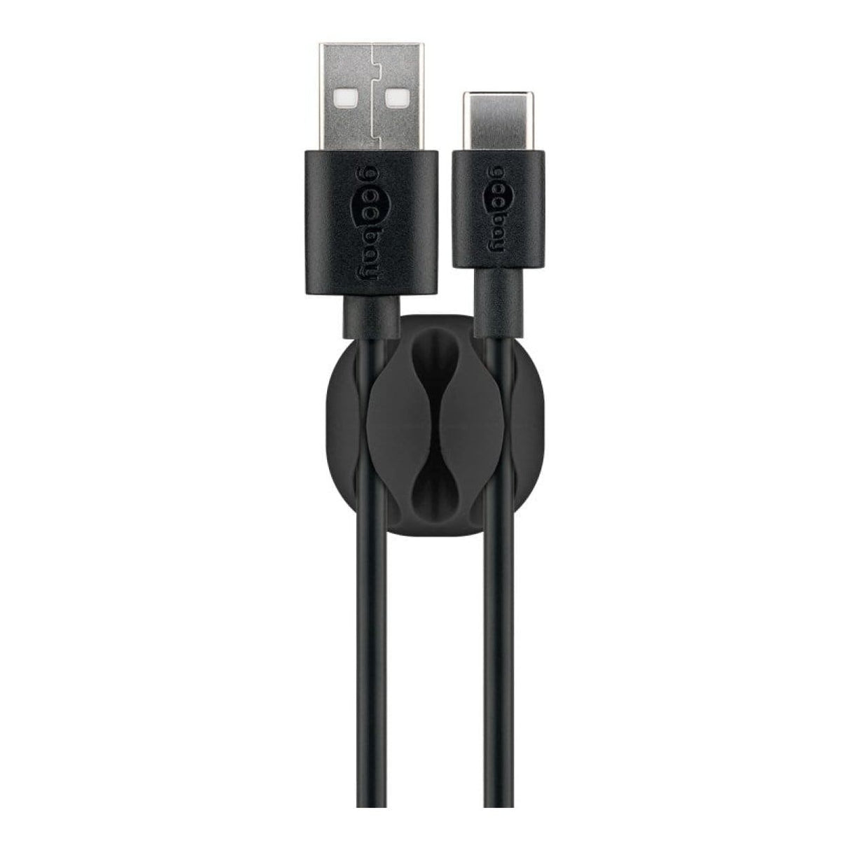 Goobay Cable Management 3-slot 4-piece Set Black 70398