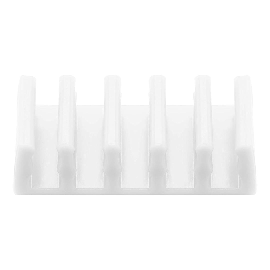 Goobay 70431 5-slot Cable Management Set White 2-pack