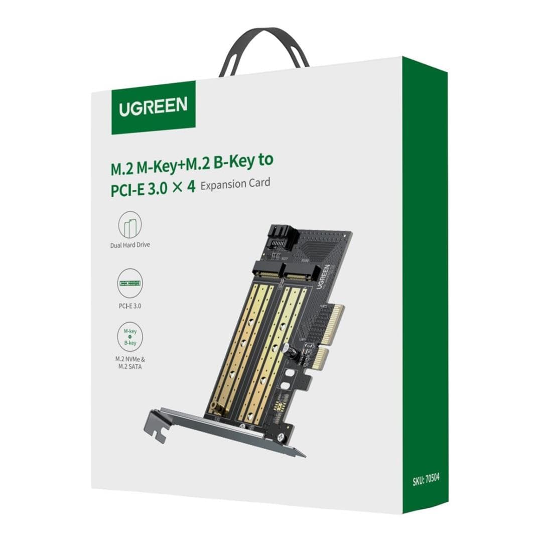 UGreen CM302 M.2 M/B-Key to PCI-E 3.0 Expansion Card 70504