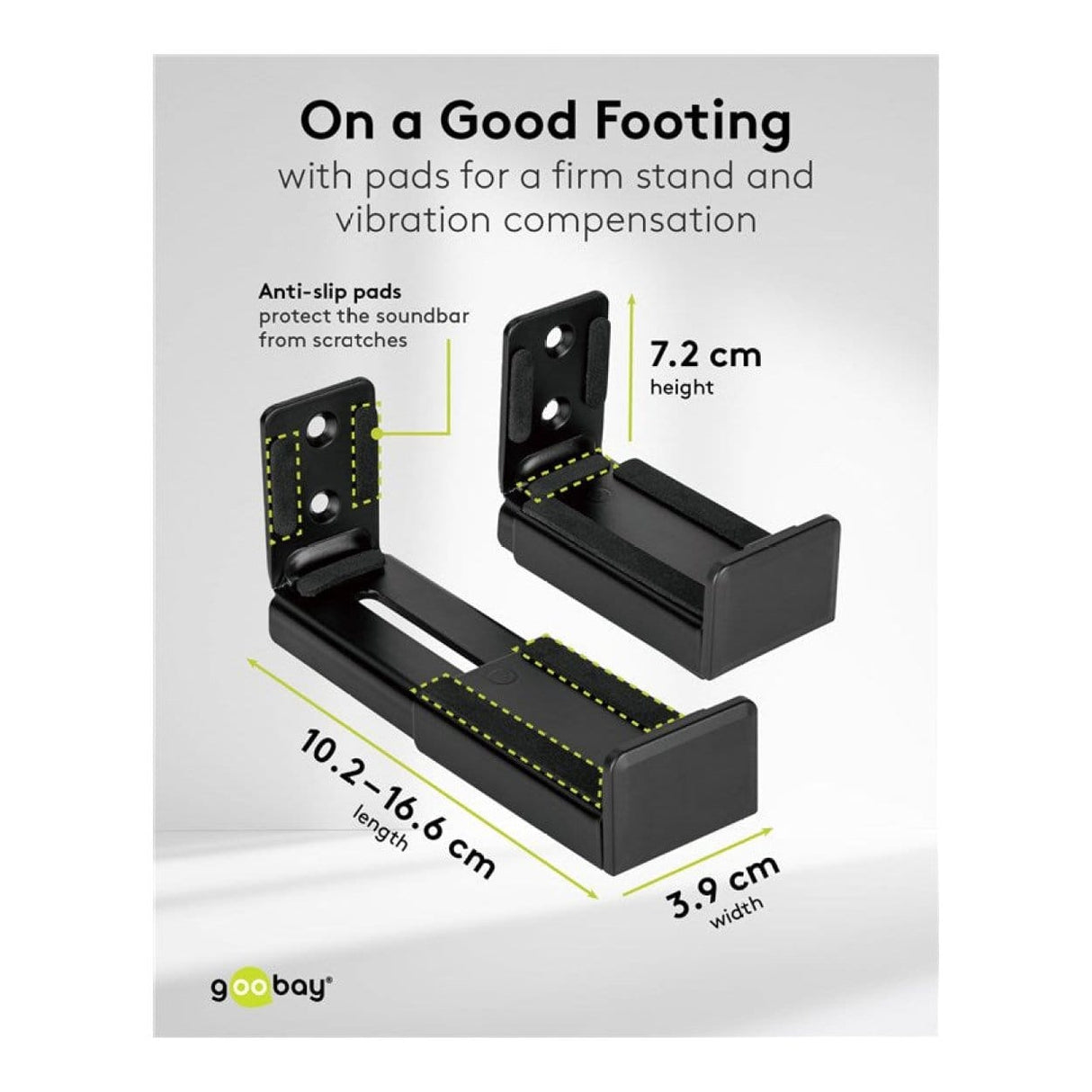 Goobay Universal Soundbar Wall Mount 70827