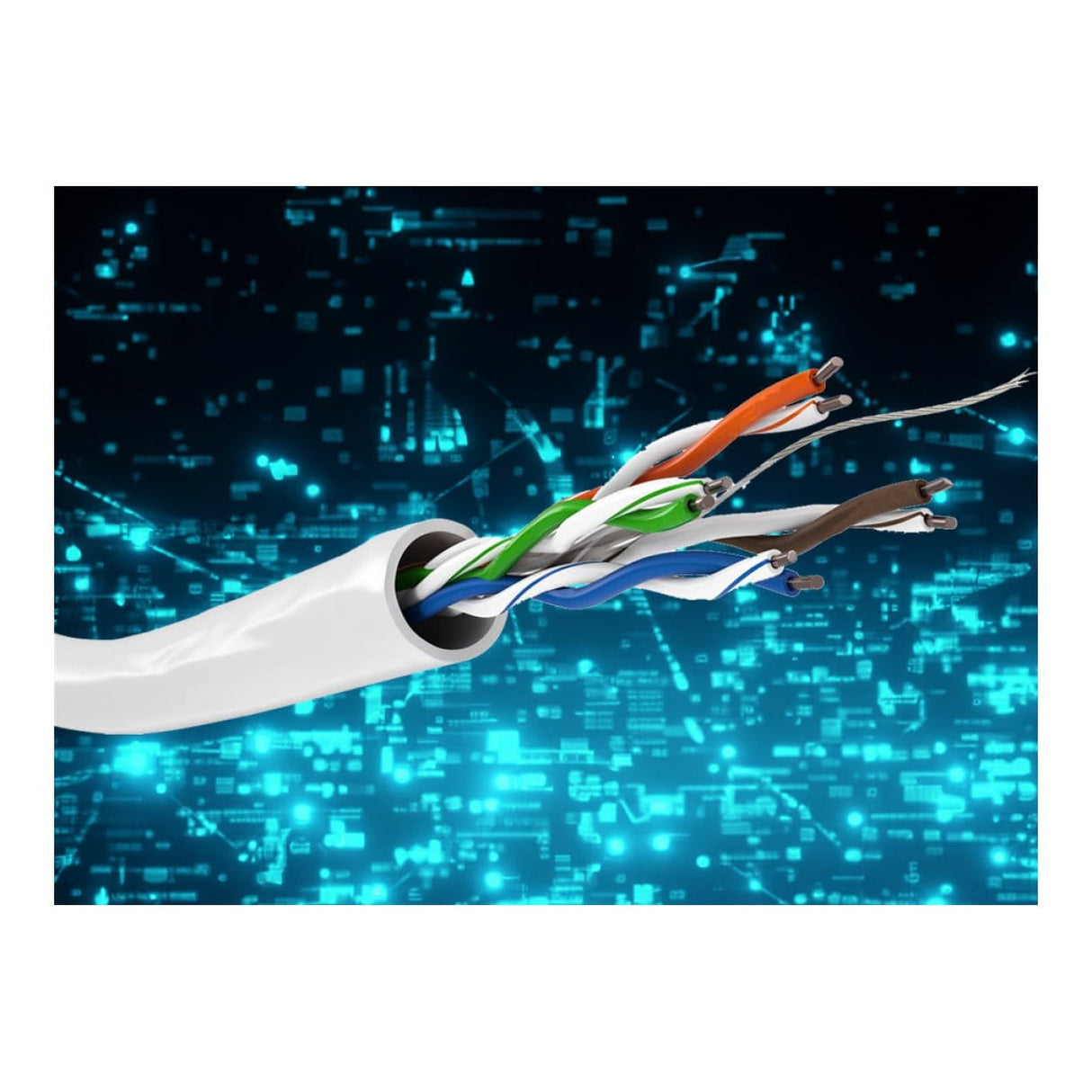 Goobay CAT6 CU Solid U/UTP Network Cable 100m 72168