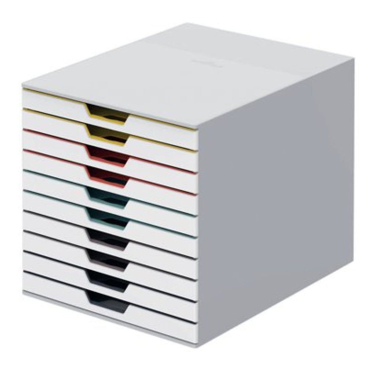 Durable VARICOLOR 10 Drawer A4 Mix Multicolour Document Storage Organizer 763027