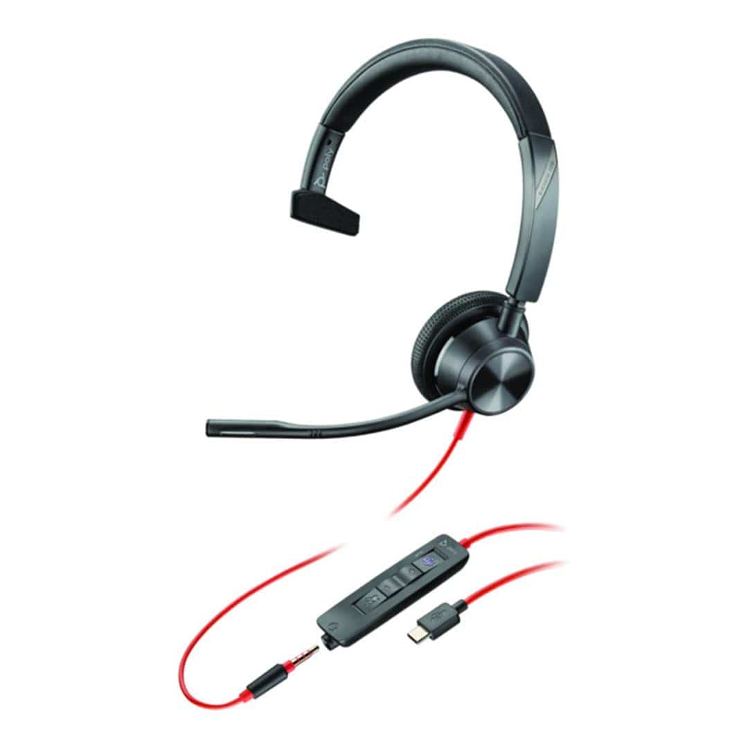 Poly Blackwire 3315 MS Teams Wired Headset 76J15AA