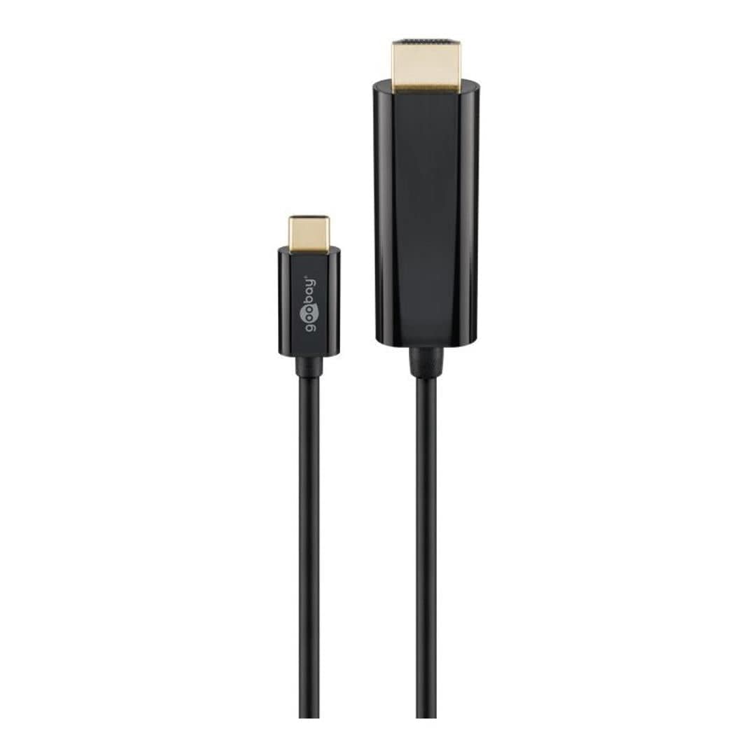 Goobay 77528 Type-C to HDMI Cable 1.8m Black