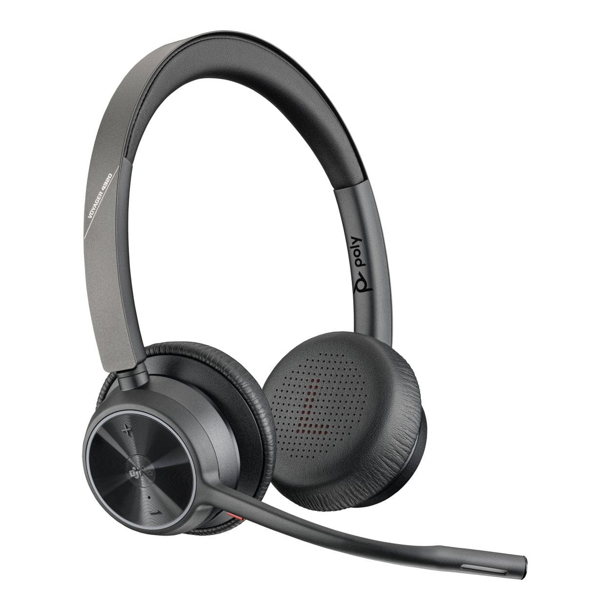 Poly Voyager 4320 Microsoft Teams Certified USB-A Stereo Headset with BT700 Dongle 77Y98AA