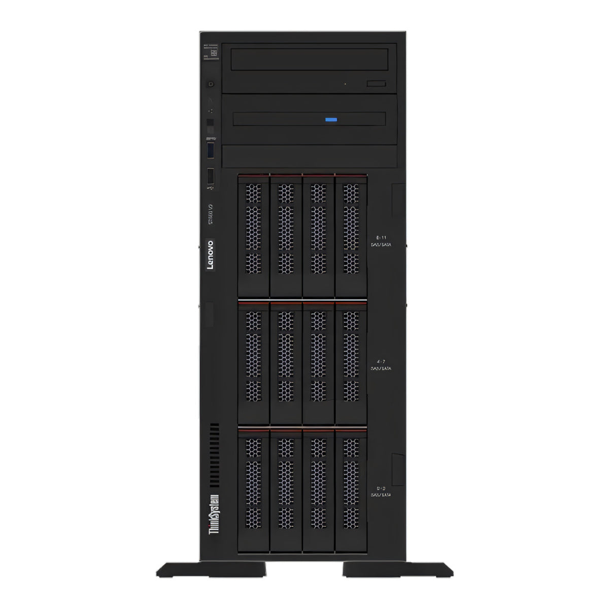 Lenovo ThinkSystem ST650 V3 Tower Server - Intel Xeon Silver 4514Y 64GB RAM 2 x 1.92TB SSD 100W 7D7ASG8D00