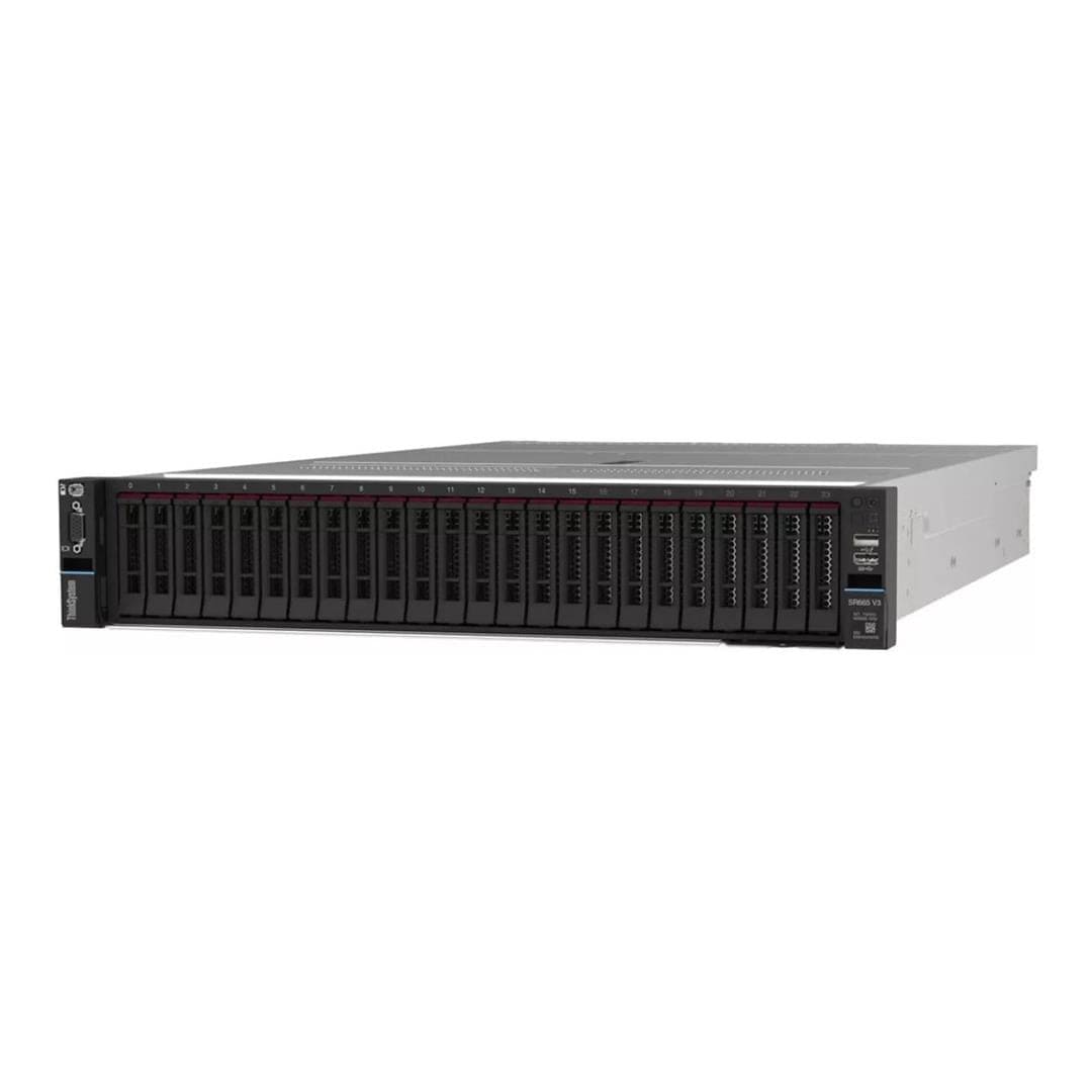 Lenovo ThinkSystem SR665 V3 2U Server Rack - AMD EPYC 9174F 32GB RAM 1800W 7D9AA01QEA