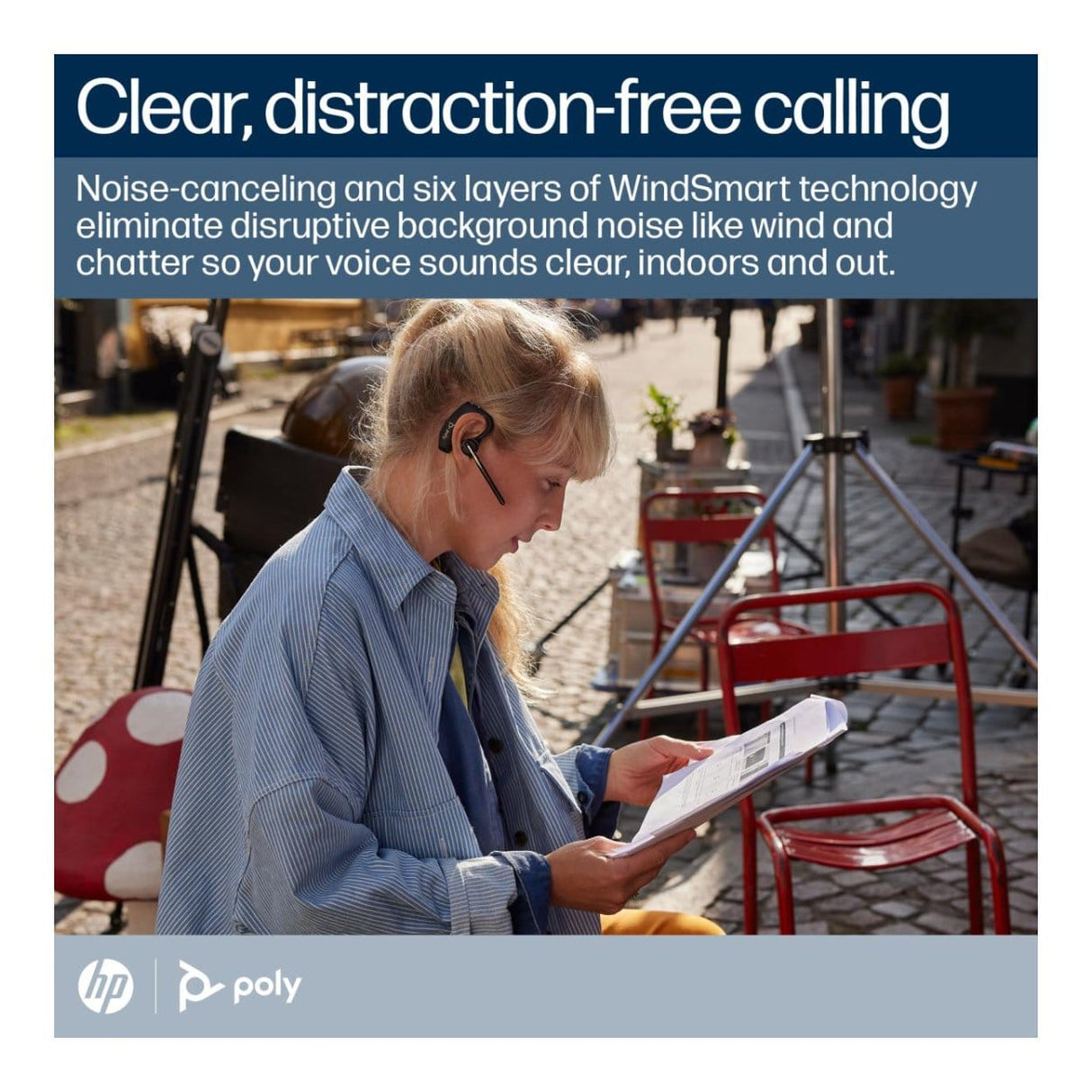 Poly Voyager 5200 UC Bluetooth Headset 7K2F3AA