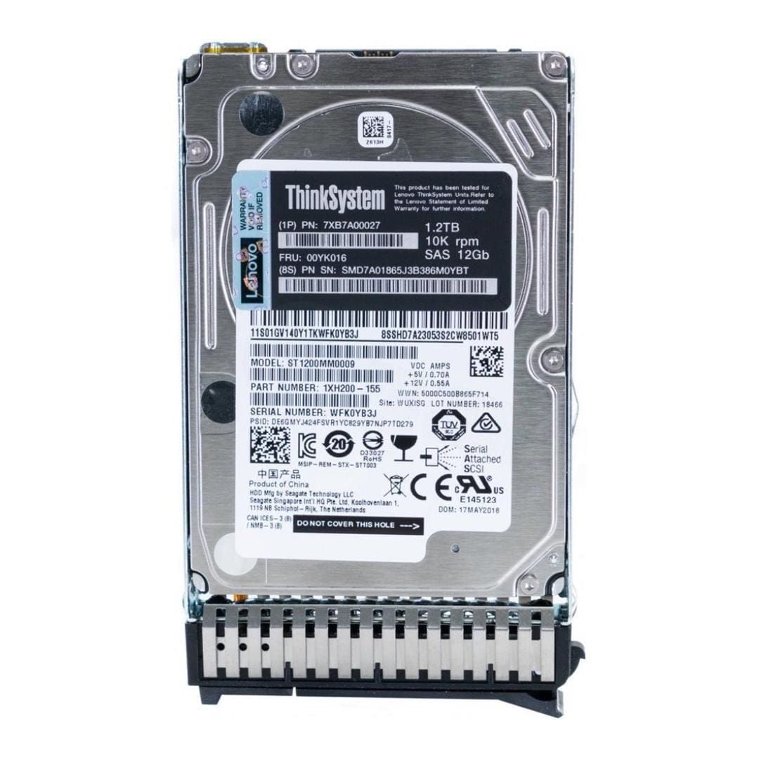 Lenovo 7XB7A00027 1.2TB 2.5-inch SAS 1200GB Internal Hard Drive
