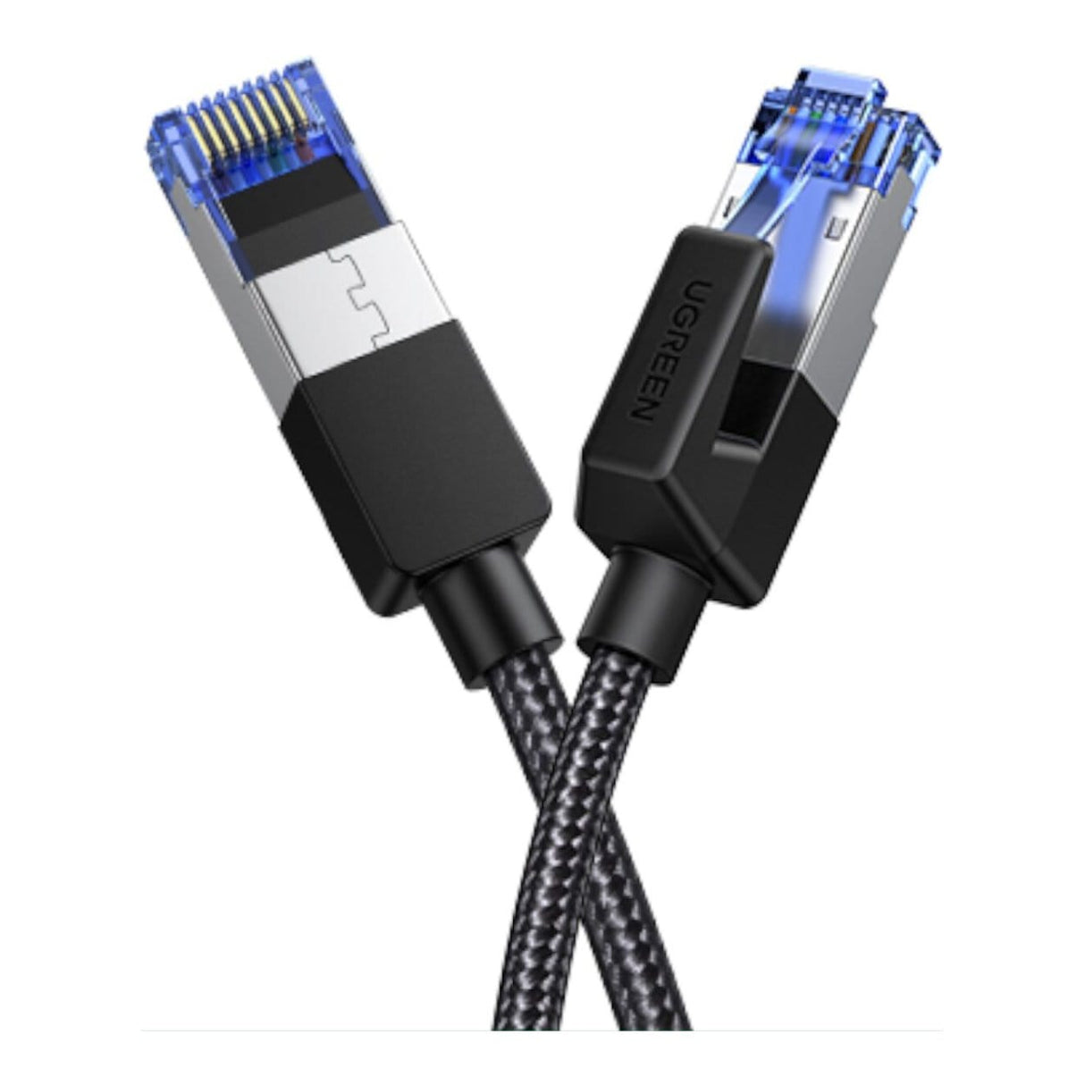 Ugreen Cat8 40 Gbp/s Nylon Braided Ethernet Cable with Modular Plugs Black 80432