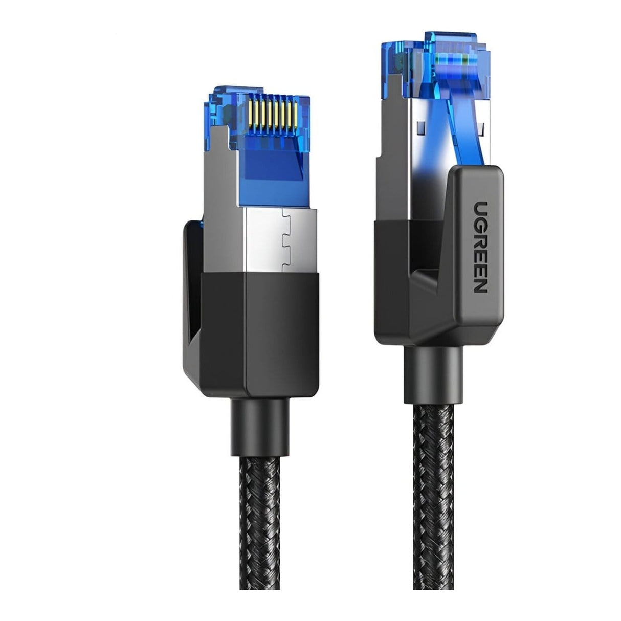 Ugreen Cat8 40 Gbp/s Nylon Braided Ethernet Cable with Modular Plugs Black 80432