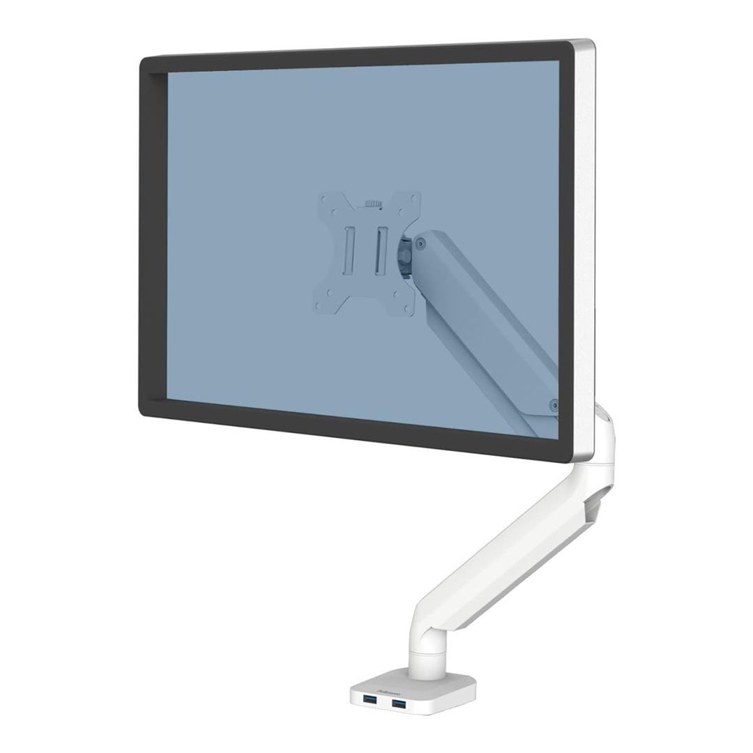 Fellowes Platinum Series 40-inch Desk Mount Monitor Arm White 8056201