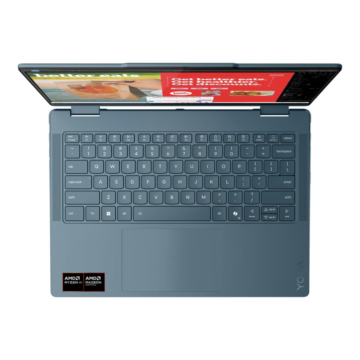 Lenovo Yoga 7 14AKP10 14-inch 2.8K AI 2-in-1 Laptop - AMD Ryzen 7 350 512GB SSD 32GB RAM Win 11 Home