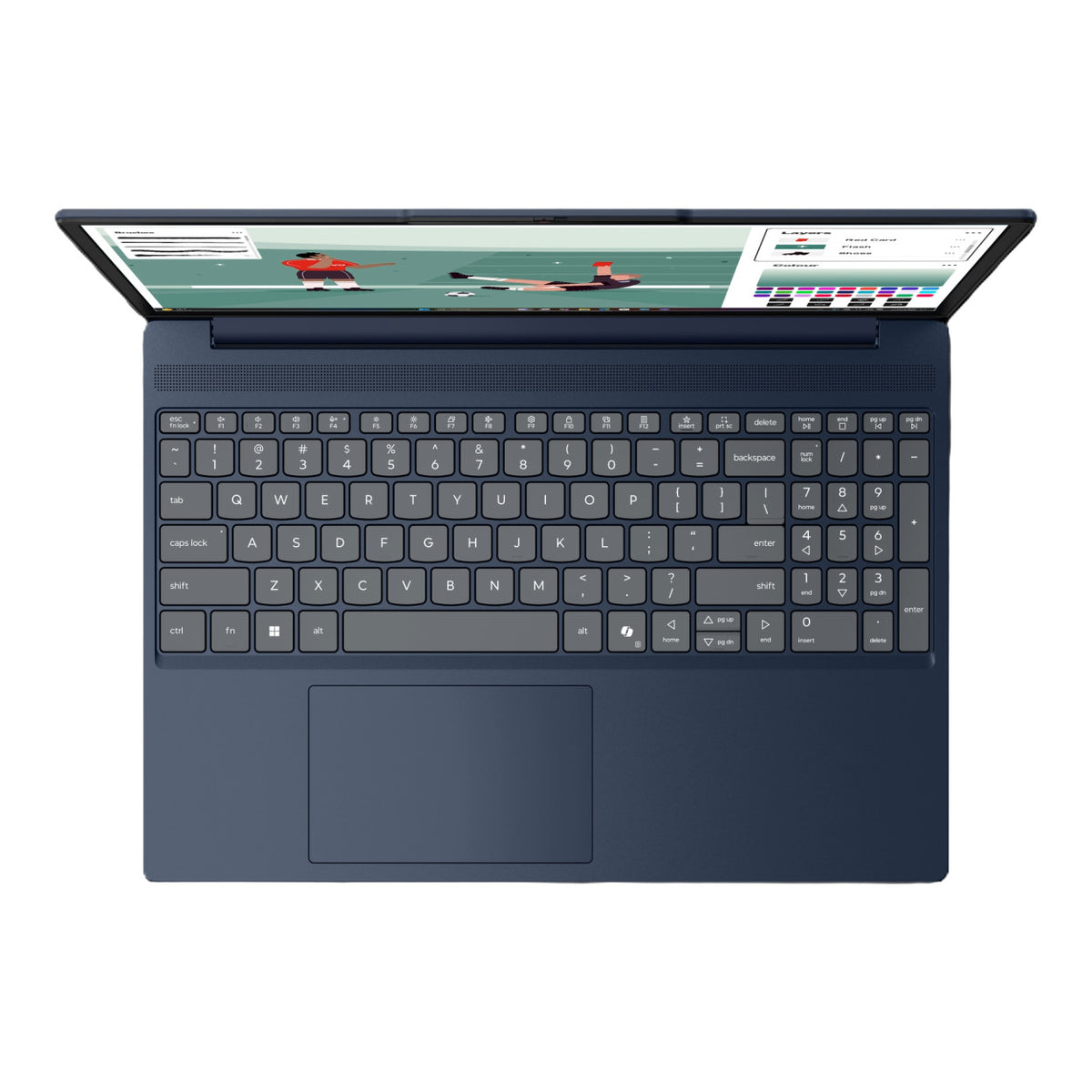 Lenovo IdeaPad Slim 3 15IWC11 15.3-inch WUXGA AI Laptop - Intel Core 3 304 256GB SSD 8GB RAM Win 11 Home Cosmic Blue