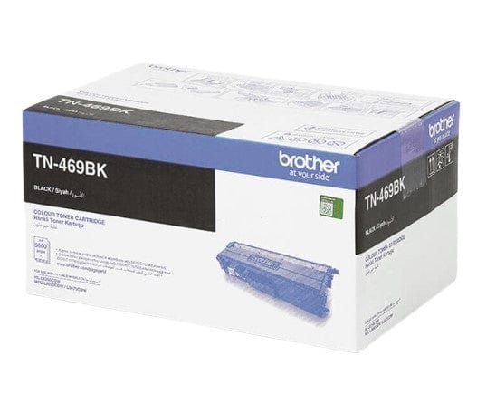 Brother TN-469BK Black Toner Cartridge 9,000 Pages Original Single-pack