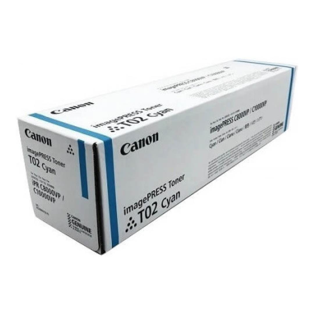 Canon T02 Cyan Toner Cartridge 43000 Pages Original 8530B001 Single-pack
