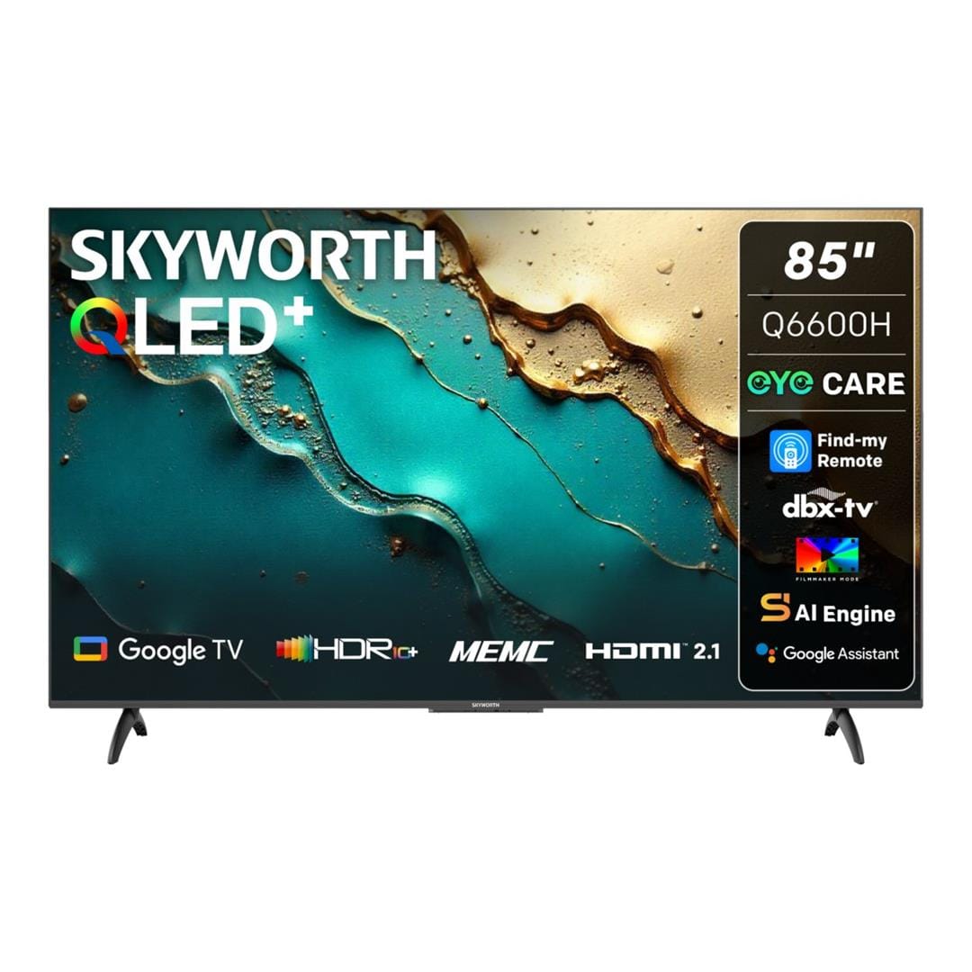 Skyworth Q6600H 85-inch 4K UHD QLED Google Smart TV 85Q6600H