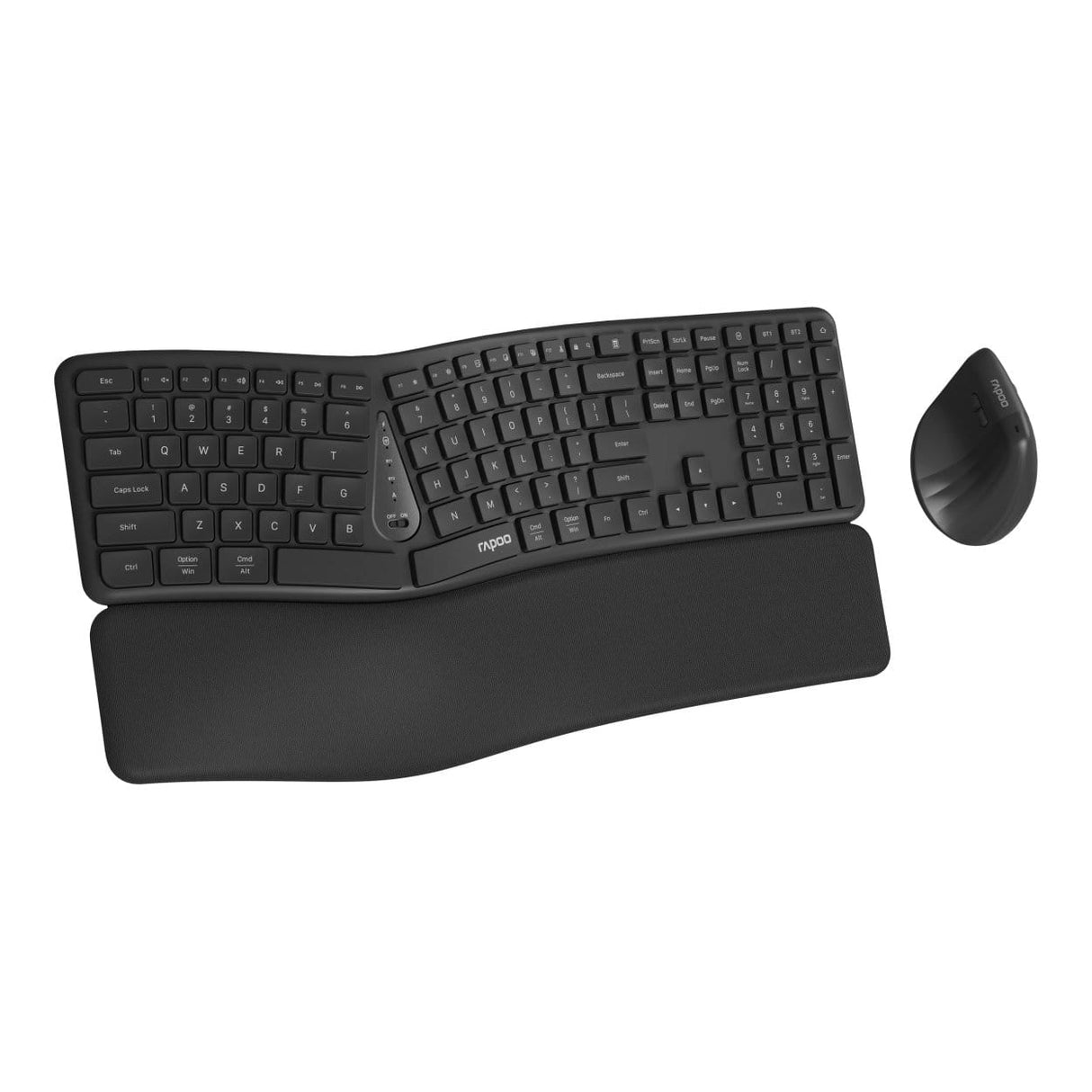 Rapoo Multi-Mode Blade Ergo Wireless Keyboard and Mouse Combo 8810ME