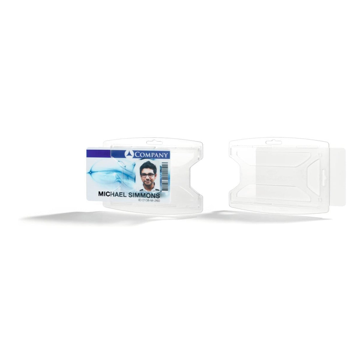 Durable ID Card Holder Rexycle for 1 Card 10-pack 895119