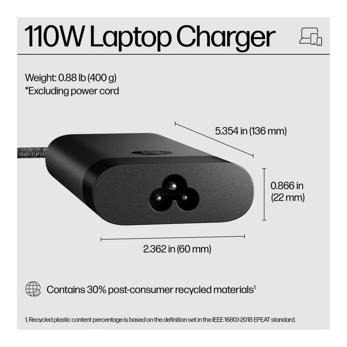 HP 110W Type-C Notebook Charger 8B3Y2UT