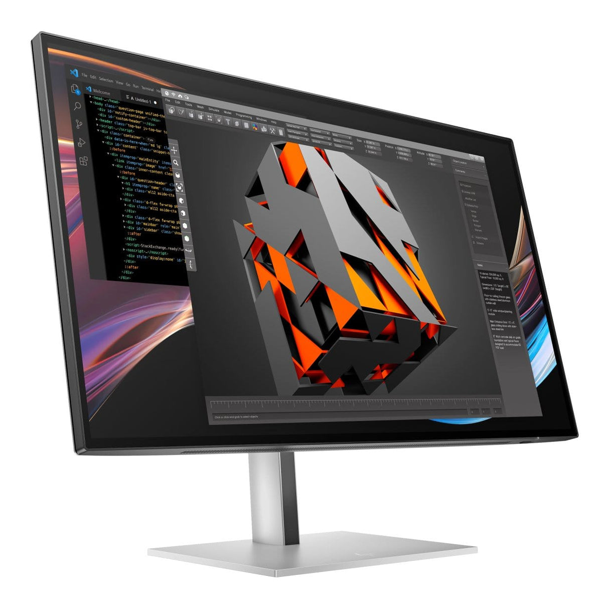 HP Series 7 Pro 727pk 27-inch 3840 x 2160p 4K UHD 16:9 60Hz 5ms LED IPS Thunderbolt 4 Monitor 8J9G2AA