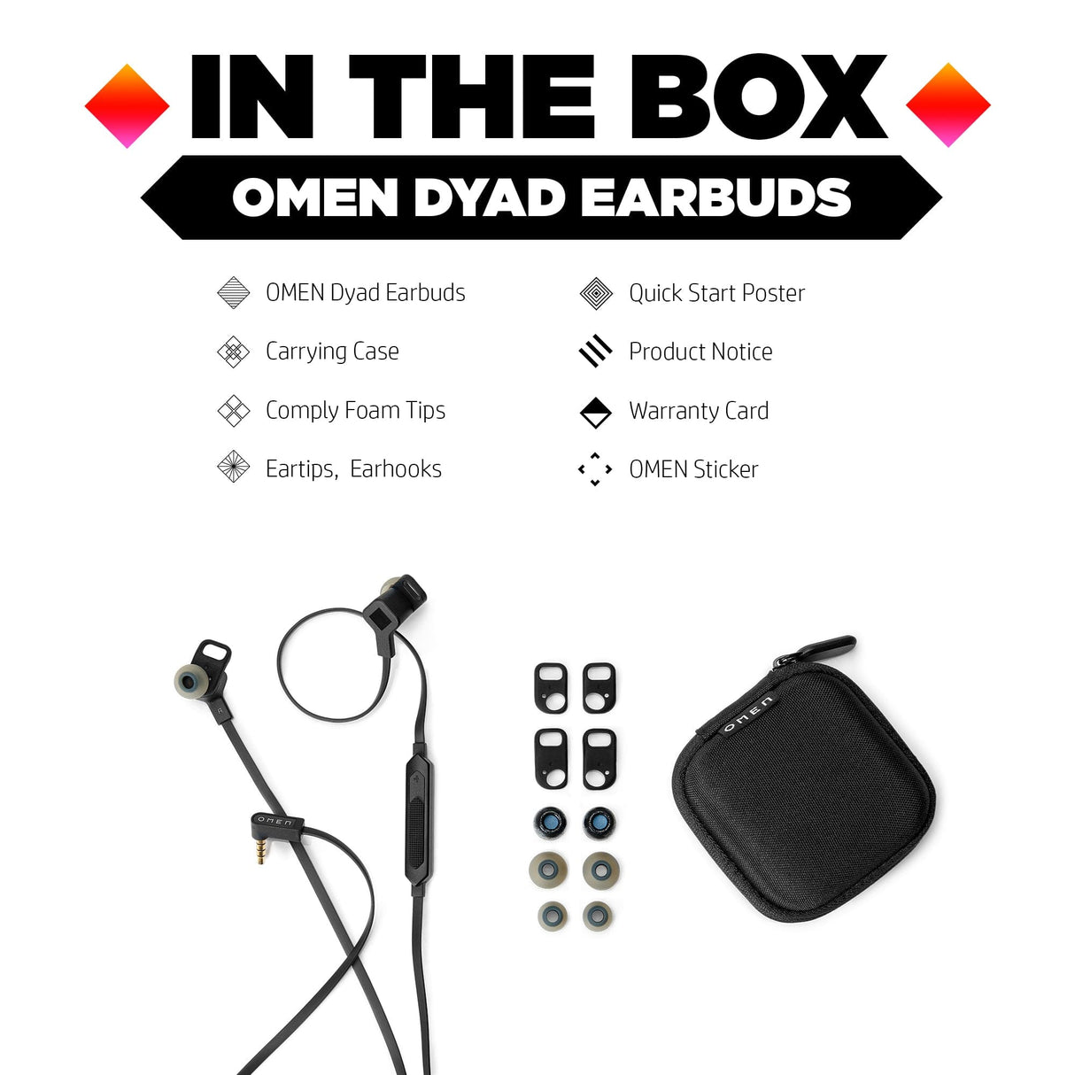 HP OMEN Dyad Earbuds 8JE67AA
