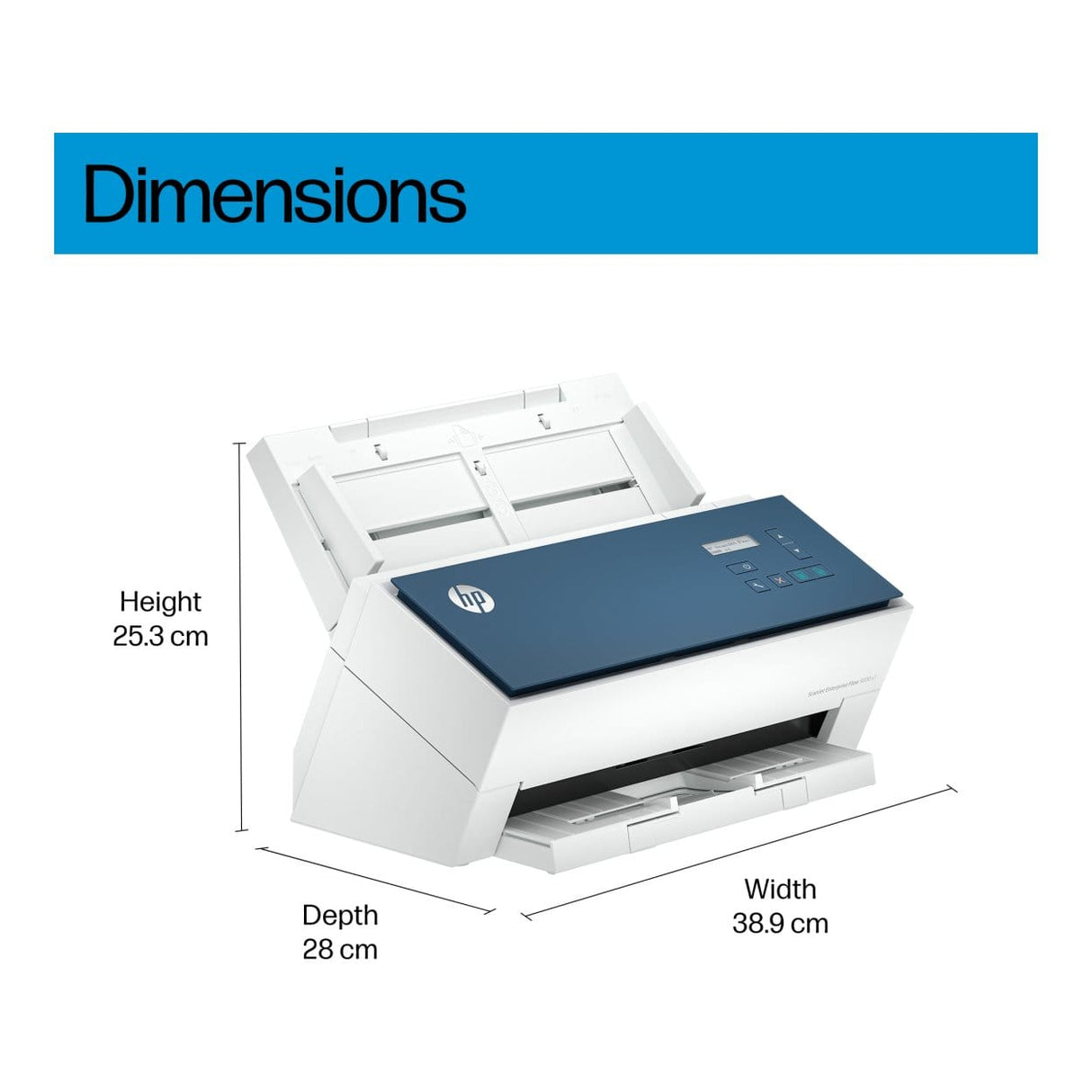 HP ScanJet Enterprise Flow 9000 s1 A3 ADF Scanner 8Q4W0A