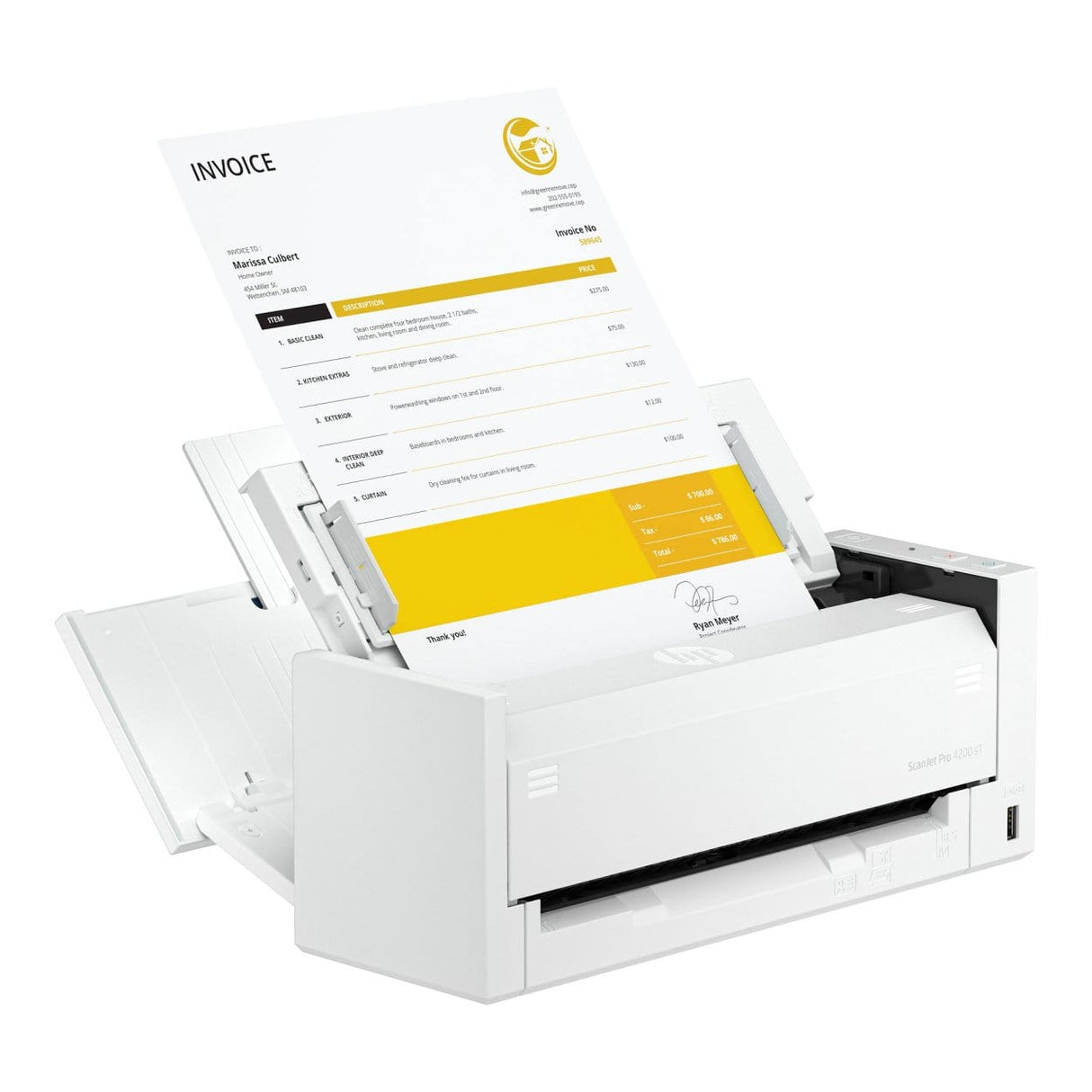 HP ScanJet Pro 4200 s1 Scanner 8Q4W2A