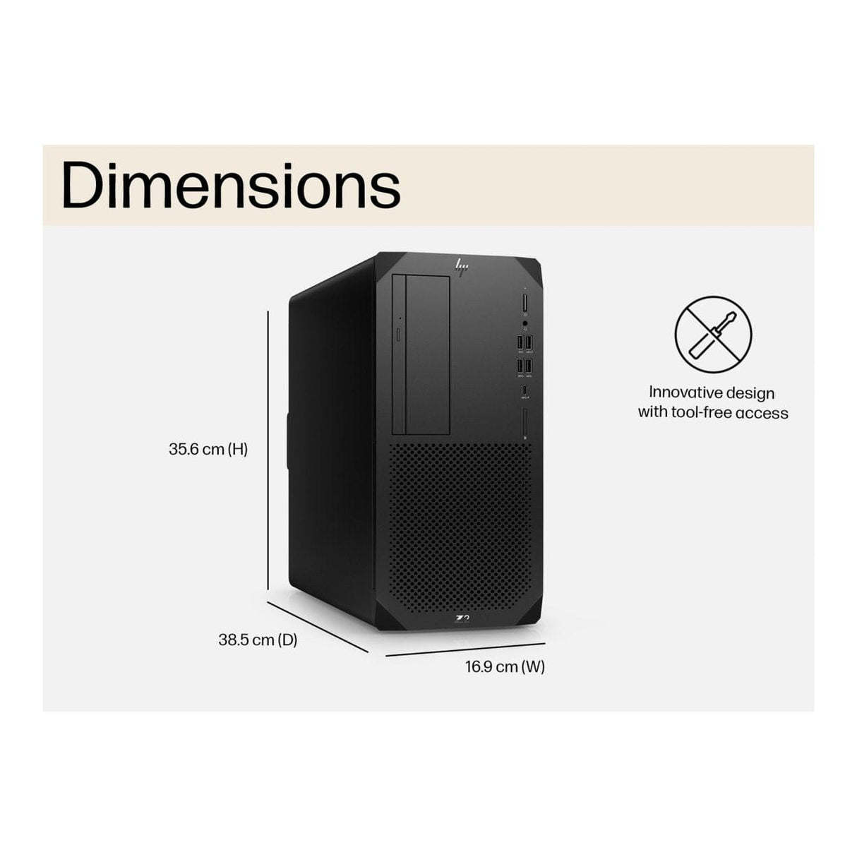 HP Z2 Tower G9 Workstation PC - Intel Core i7-14700 1TB SSD 16GB RAM Nvidia T1000 Win 11 Pro