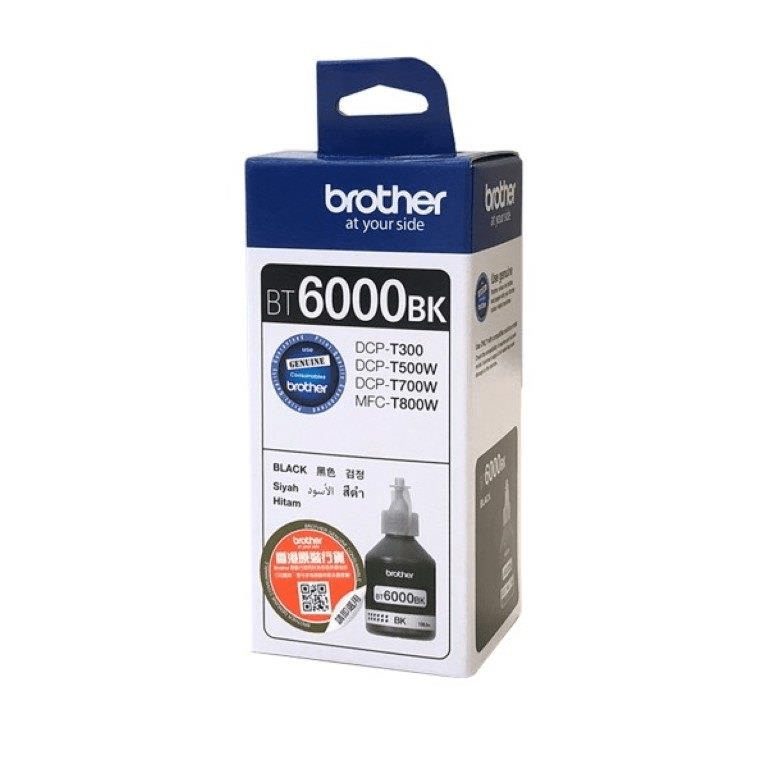 Brother BT6000BK Black Ink Bottle Original 8ZC8E100140 Single-pack
