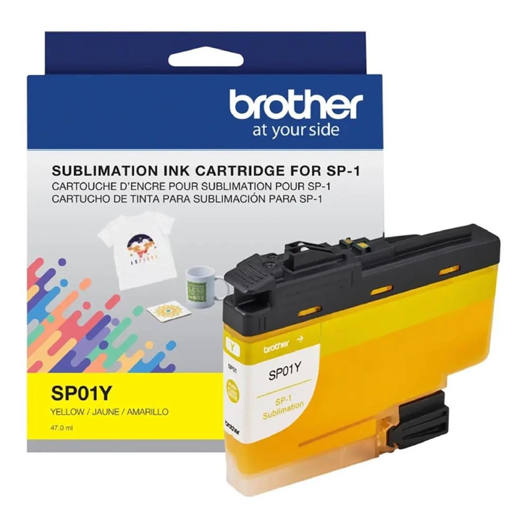 Brother SP01Y Yellow Sublimation Ink Cartridge 47ml Original 8ZCB6T00340 Single-pack