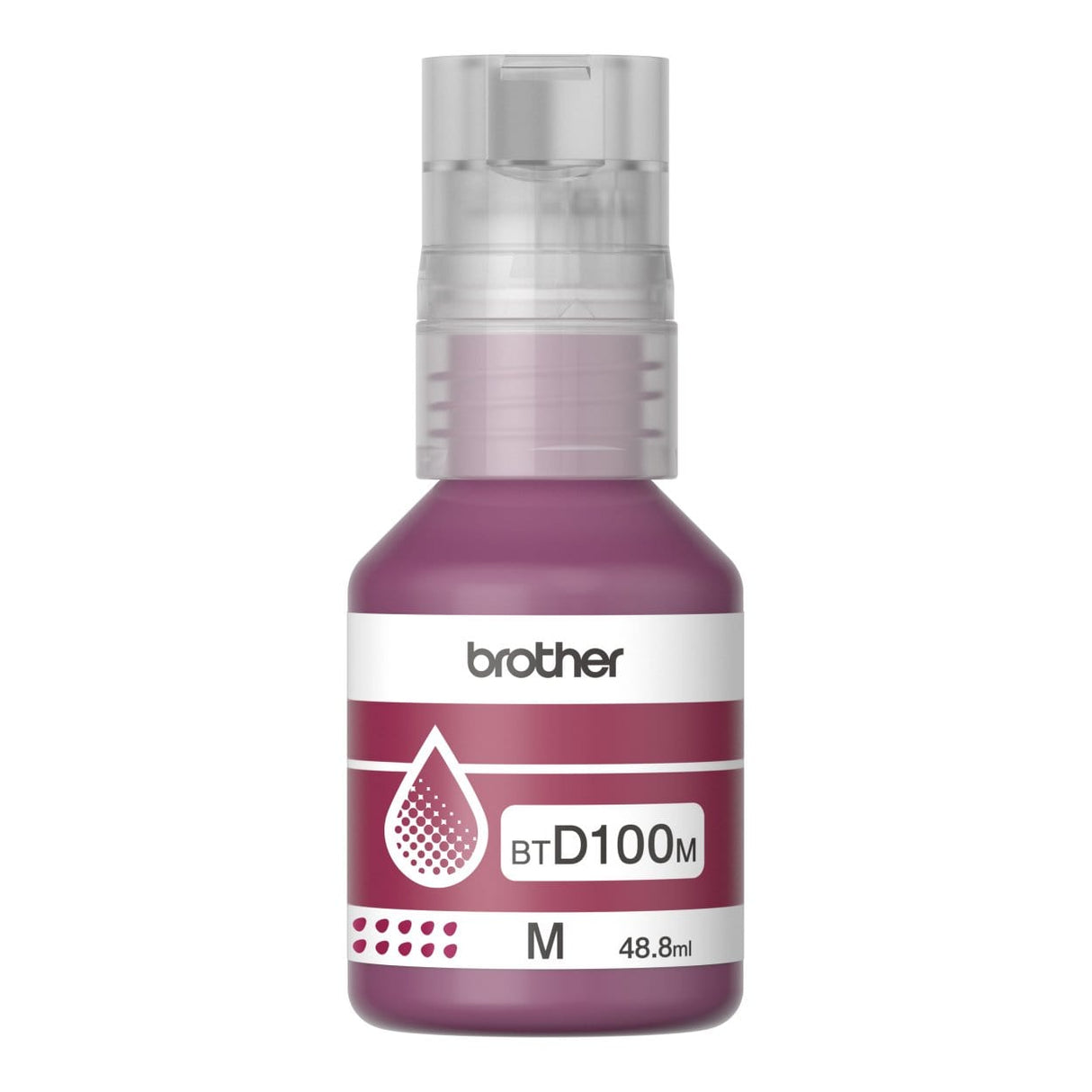 Brother BTD100M Magenta Ink Bottle Original 8ZCCC200240 Single-pack