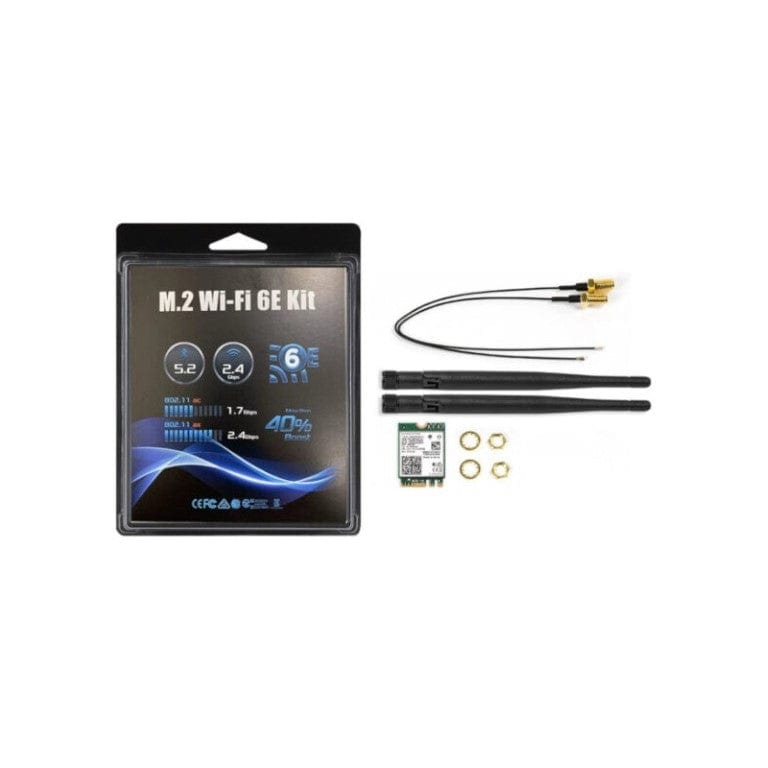 ASRock DeskMini Wi-Fi 6E M.2 Module Kit 90-BXG3R0-A0XCR2W