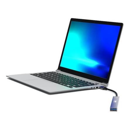 Port Designs 100W 5Gbps 4-port Multi USB-C Hub Silver 900163