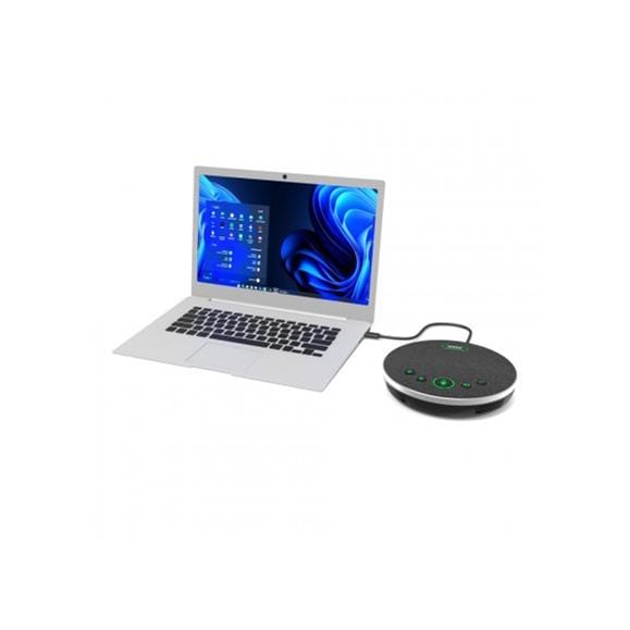 Port Designs USB Conference Speakerphone Small to Medium Size Black 902002