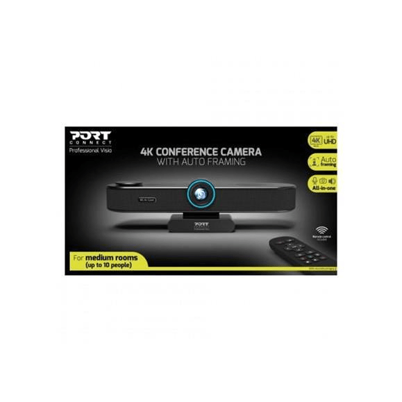 Port Designs 4k Conference Cam with Auto-Framing 902005