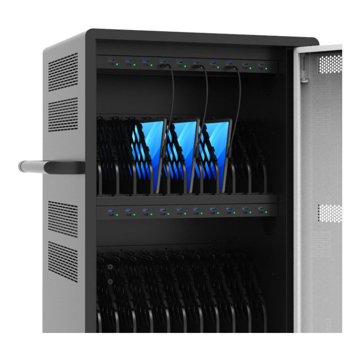 Port Designs Naotic 45W 30-device Tablet Charging Cabinet 903005