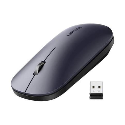 Ugreen Portable Ambidextrous 4000 DPI Optical Wireless Mouse Black 90372