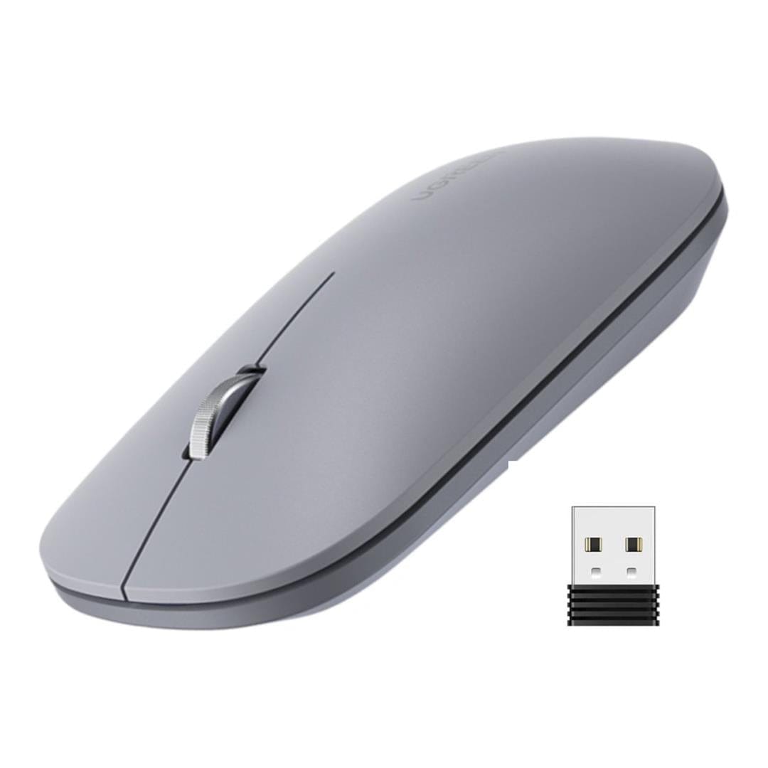 Ugreen Portable Ambidextrous 4000 DPI Optical Wireless Mouse Grey 90373