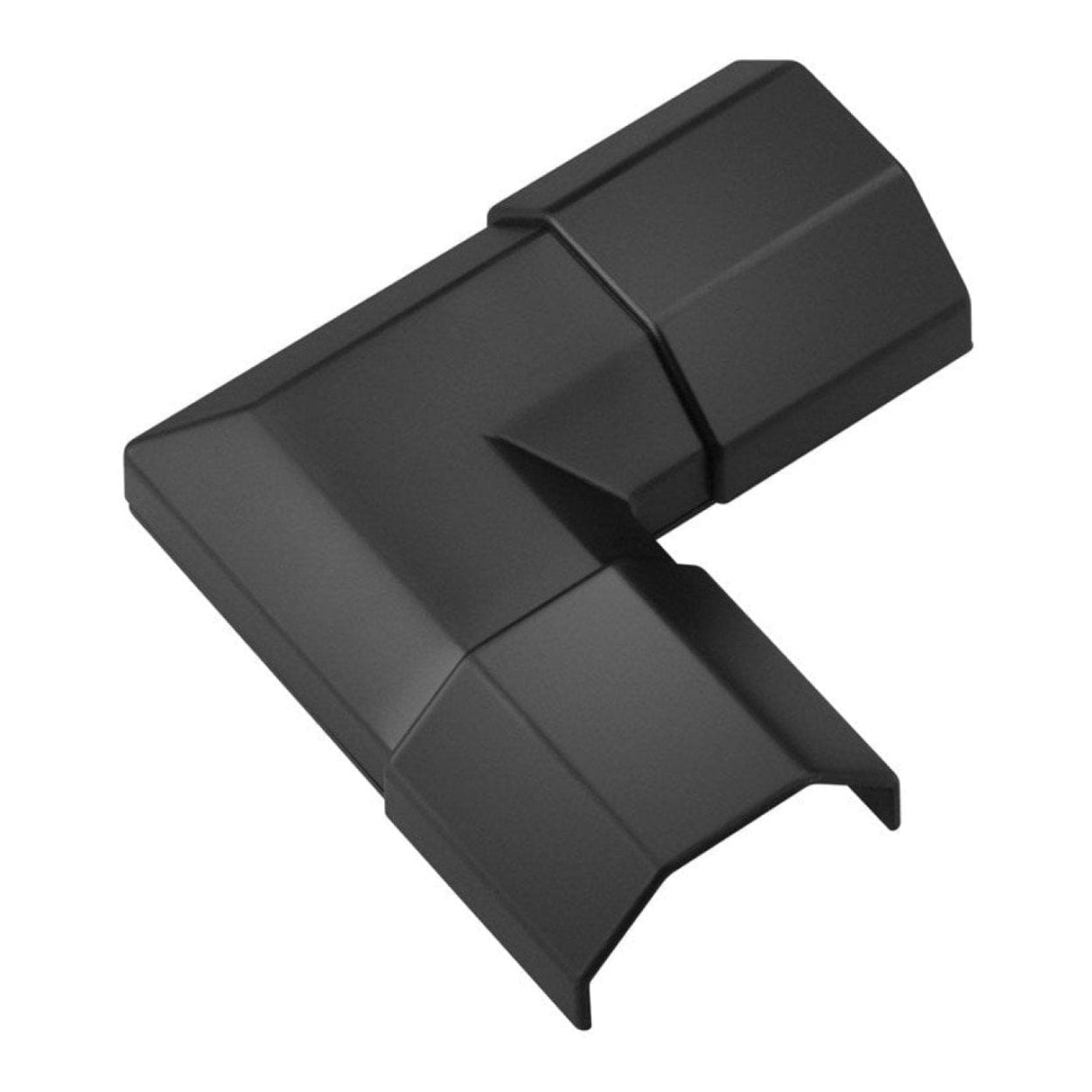 Goobay 33mm Cable Duct Corner Connection for Extending Cable Ducts Black 90781