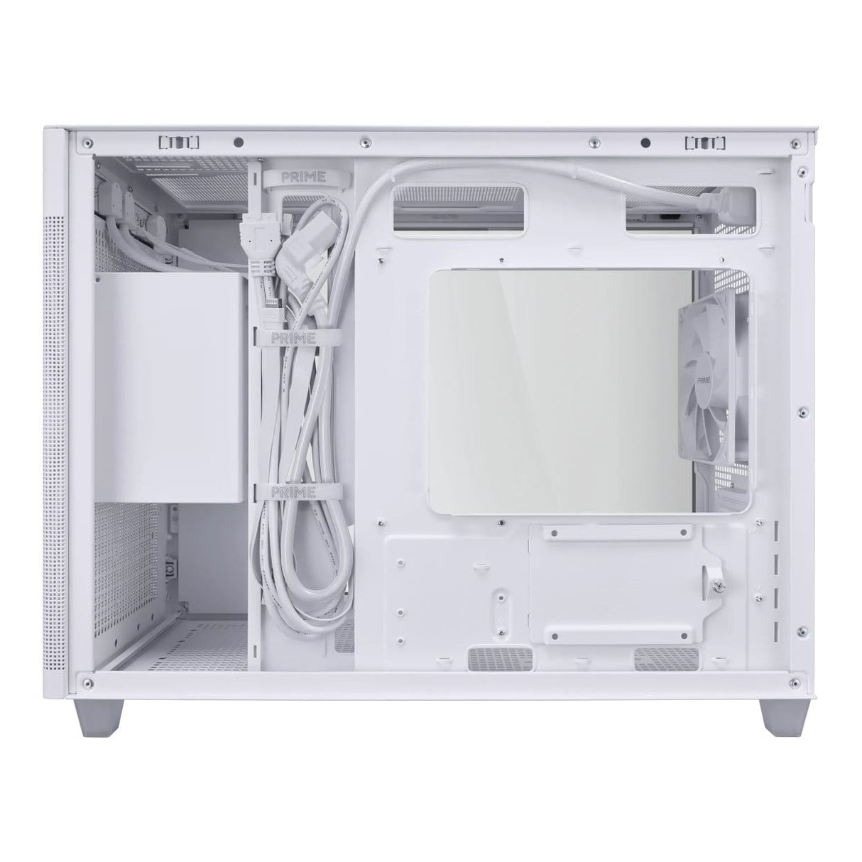 ASUS Prime AP201 Tempered Glass Micro-ATX PC Case White 90DC00G3-B39010