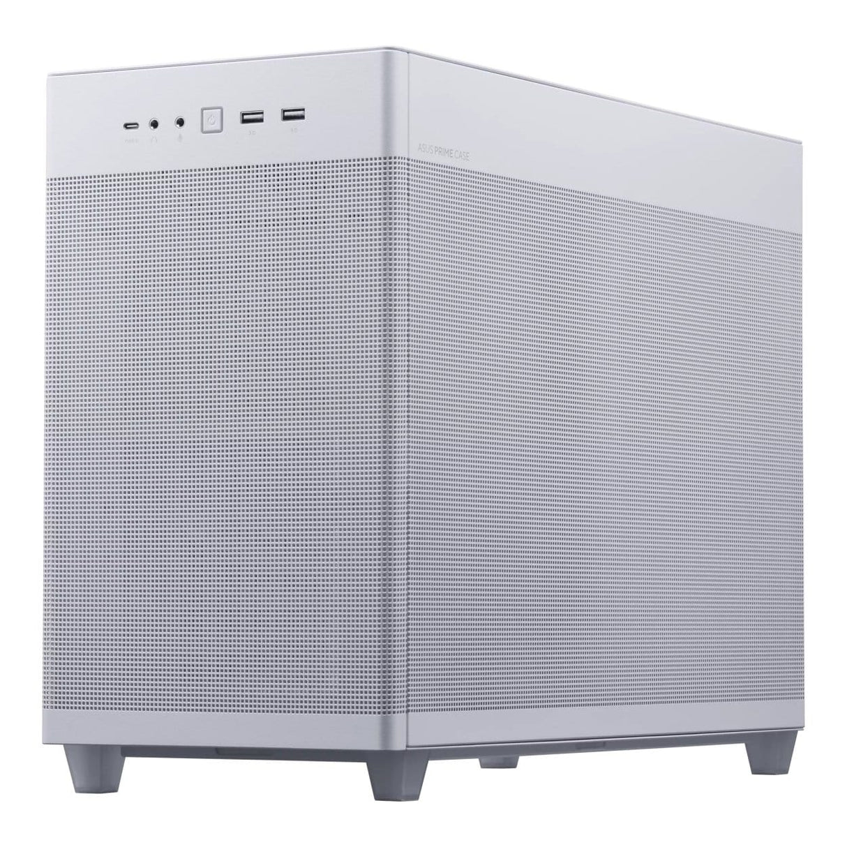 ASUS Prime AP201 Tempered Glass Micro-ATX PC Case White 90DC00G3-B39010