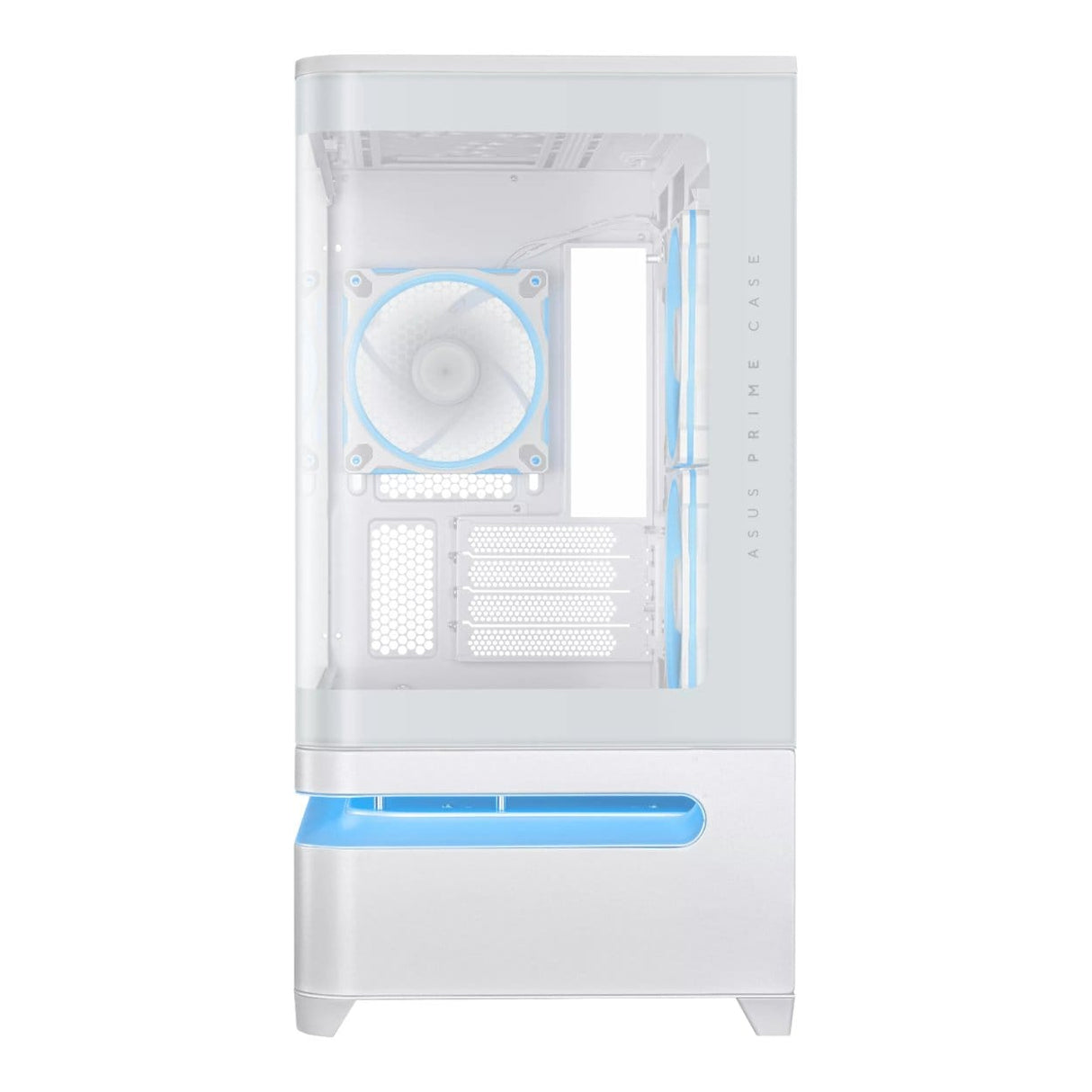 ASUS Prime AP202 ARGB Micro-ATX Gaming PC Case White 90DC00P3-B19000