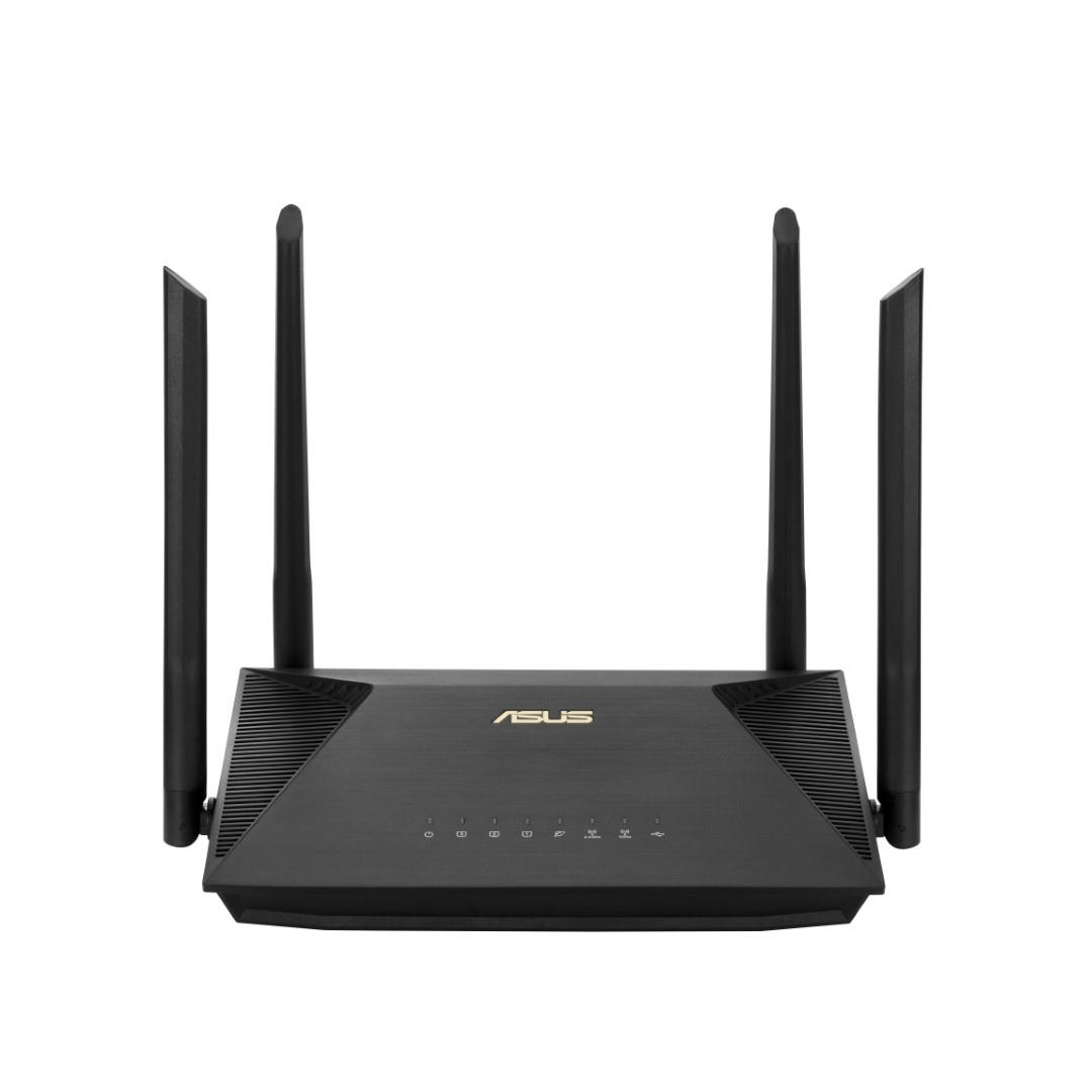 Asus RT-AX1800U Wireless Router - Dual-band 2.4GHz and 5GHz Gigabit Ethernet Black 90IG06P0-MO3530