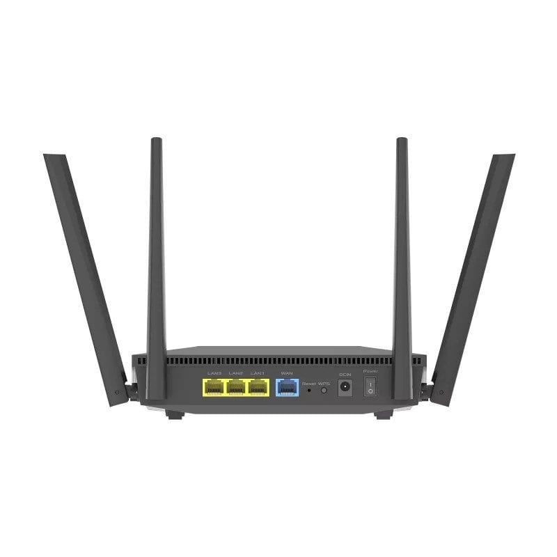 Asus RT-AX52 AX1800 AiMesh Wireless Router - Dual-band 2.4GHz and 5GHz Gigabit Ethernet Black 90IG08T0-MO3H00