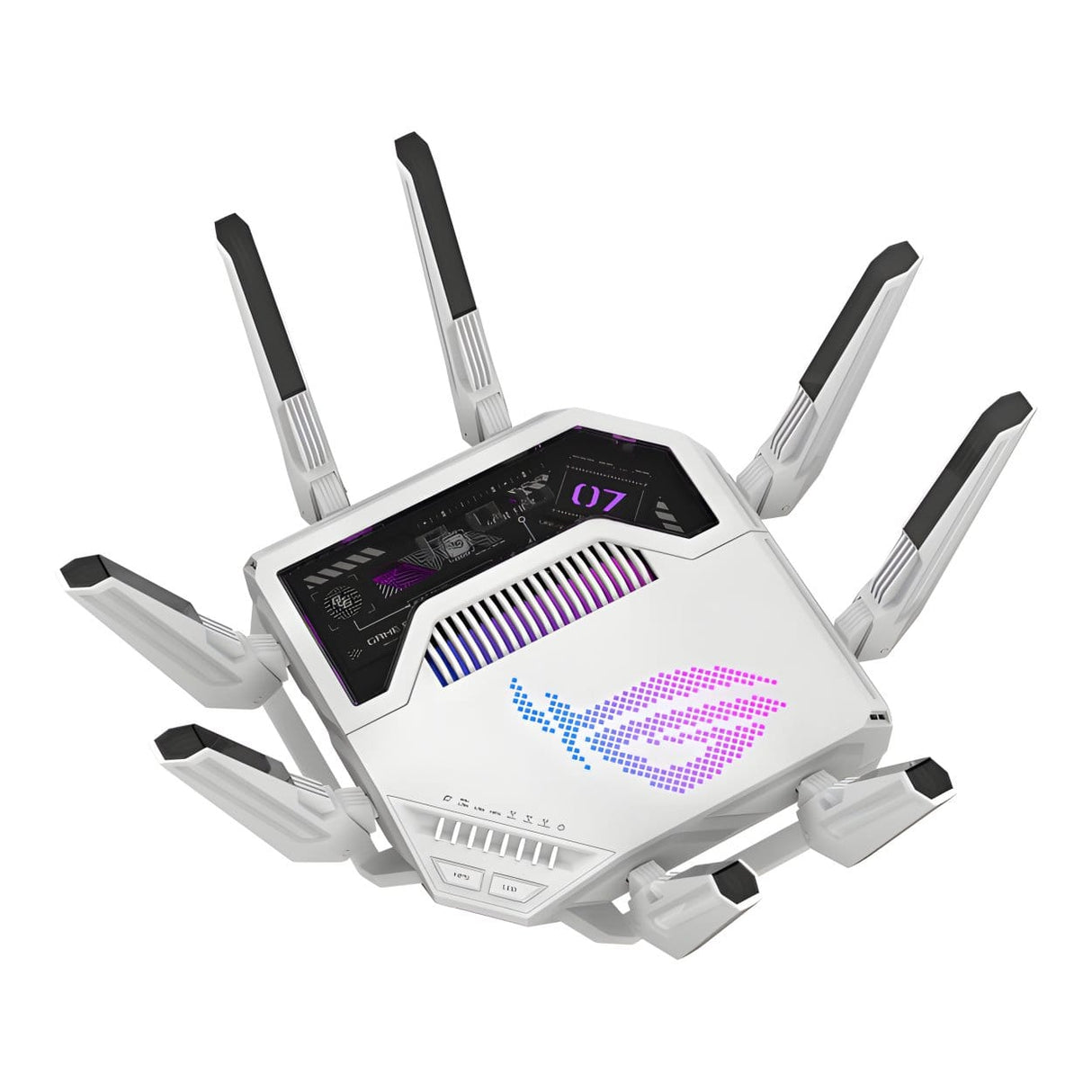 ASUS ROG Rapture GT-BE19000AI Wireless Router - Tri-band 2.4GHz, 5GHz and 6GHz 10 Gigabit Ethernet 90IG09S0-MO9A0V